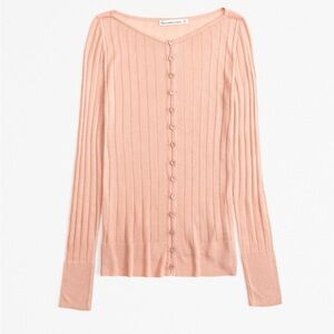 Abercrombie & Fitch Sheer Slash Cardigan Size Small